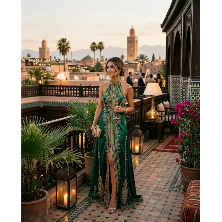Gemma Deeks Style Guide: Formal attire Holiday parties in Marrakech Summer 2026