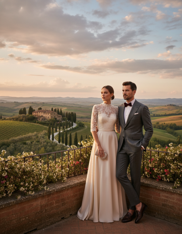 Gemma Deeks Style Guide: Formal attire Holiday parties in Tuscany Summer 2026