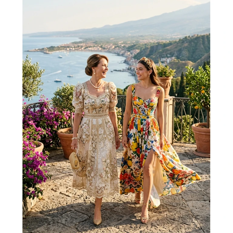 Gemma Deeks Style Guide: Formal attire Mother’s Day in Sicily Summer 2026