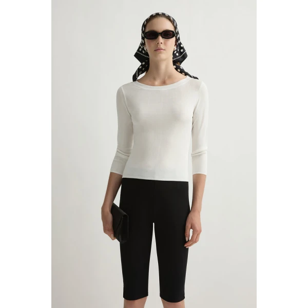 Posse Aimee Top – sustainable Tops in White from Australian designer at Luxury Shoes .
