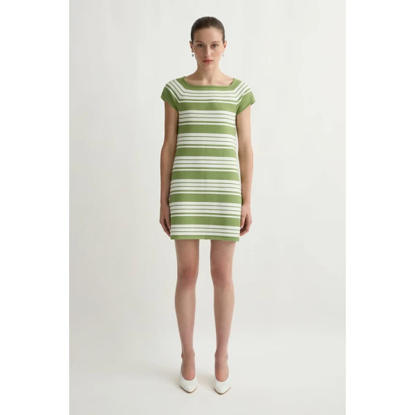 Posse Anna Mini Dress – sustainable Dresses in Green from Australian designer at Luxury Shoes .