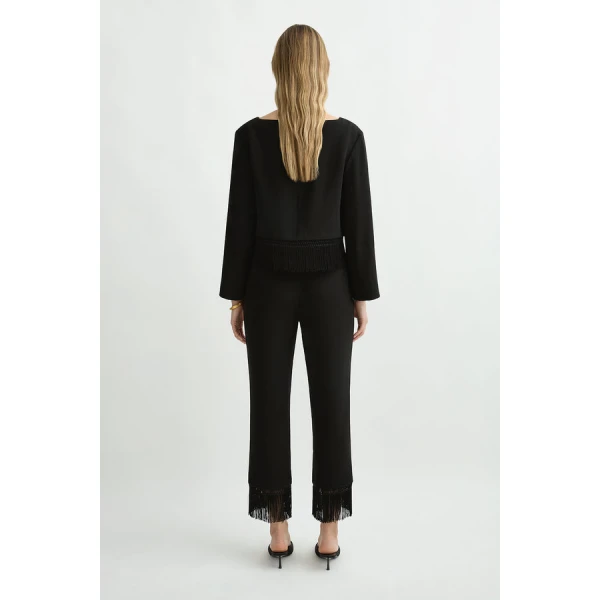 Posse Bianca Pant – sustainable Pants in Black from Australian designer at Luxury Shoes .