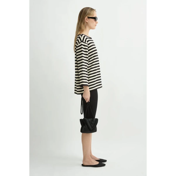Posse Darcy Long Sleeve Top – sustainable Tops in Black from Australian designer at Luxury Shoes .