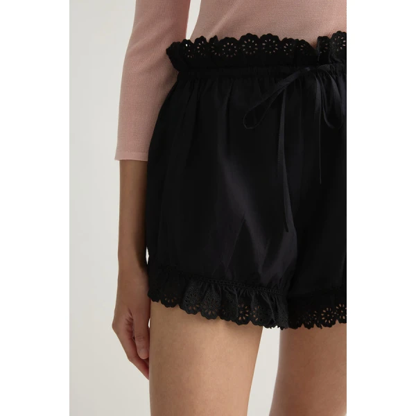 Posse Ezra Short – sustainable Shorts in Black from Australian designer at Luxury Shoes .