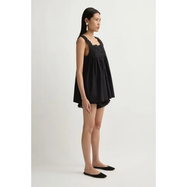 Posse Ezra Tunic – sustainable Dresses in Black from Australian designer at Luxury Shoes .