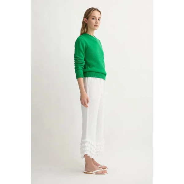 Posse Freddie Jumper – sustainable Knitwear in Green from Australian designer at Luxury Shoes .