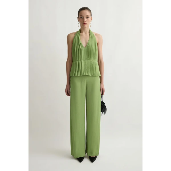 Posse Jane Top – sustainable Tops in Green from Australian designer at Luxury Shoes .