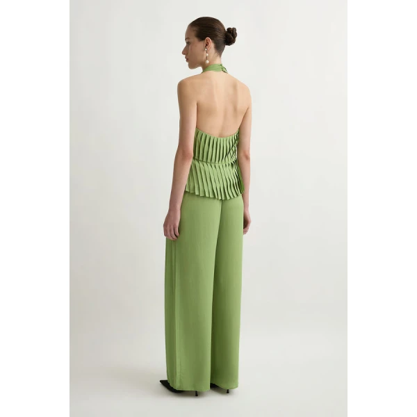 Posse Jane Top – sustainable Tops in Green from Australian designer at Luxury Shoes .