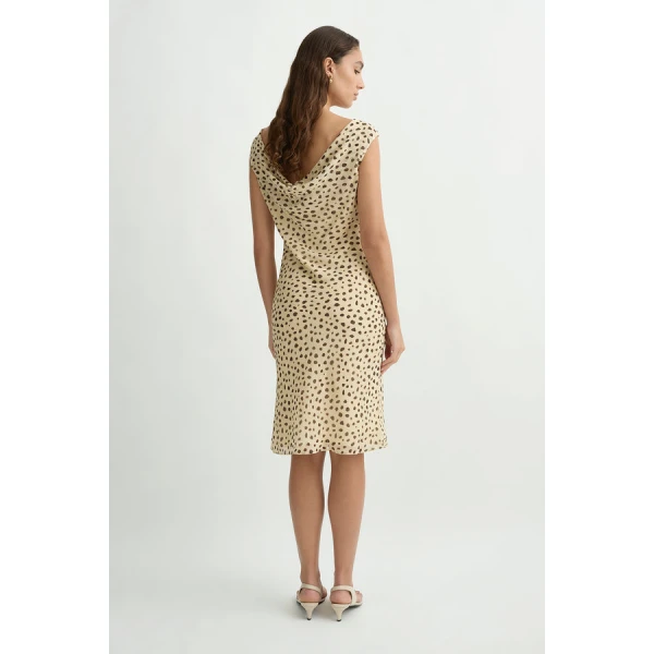 Posse Leo Dress – sustainable Dresses in Beige from Australian designer at Luxury Shoes .
