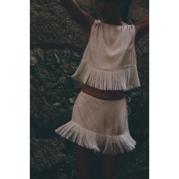 Posse Lola Skort – sustainable Shorts in Pink from Australian designer at Luxury Shoes .
