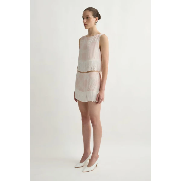 Posse Lola Skort – sustainable Shorts in Pink from Australian designer at Luxury Shoes .
