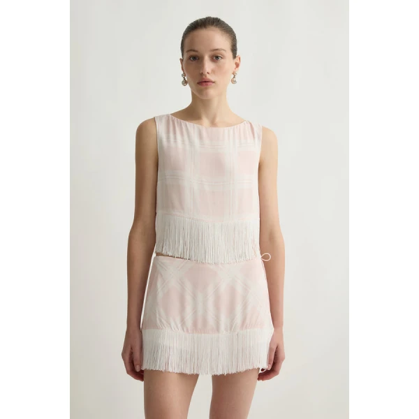 Posse Lola Top – sustainable Tops in Pink from Australian designer at Luxury Shoes .