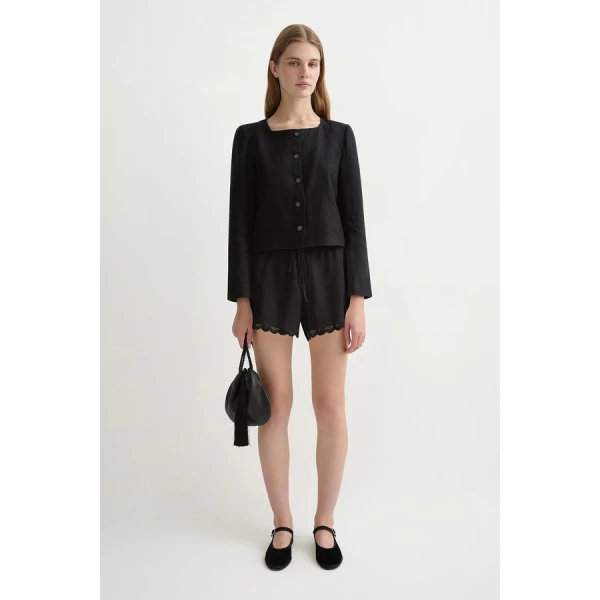 Posse Marilyn Short – sustainable Shorts in Black from Australian designer at Luxury Shoes .