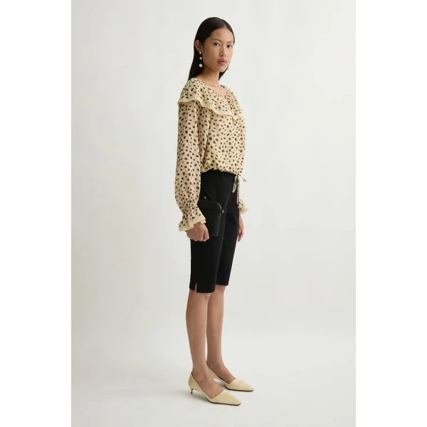 Posse Priscilla Blouse – sustainable Tops in Beige from Australian designer at Luxury Shoes .