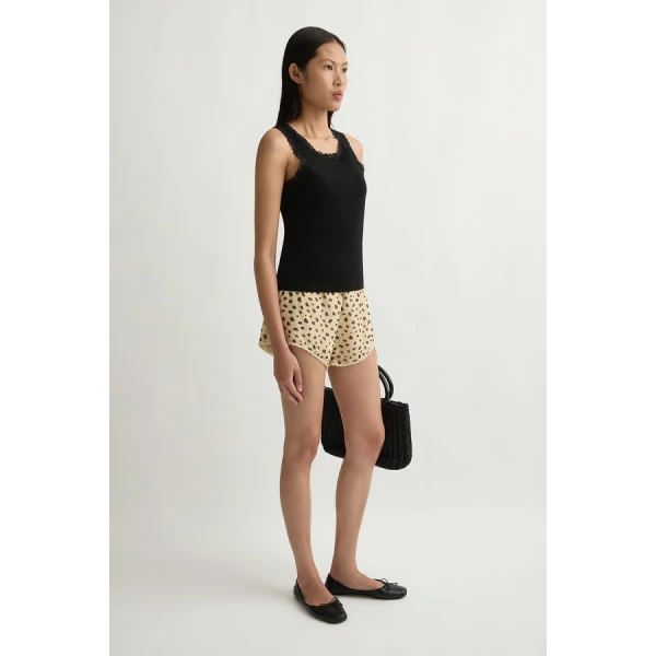 Posse Priscilla Short – sustainable Shorts in Beige from Australian designer at Luxury Shoes .