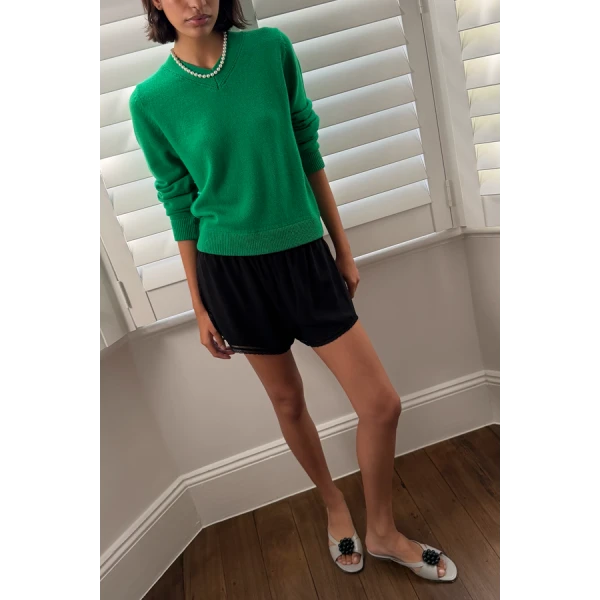 Posse Priscilla Short – sustainable Shorts in Black from Australian designer at Luxury Shoes .