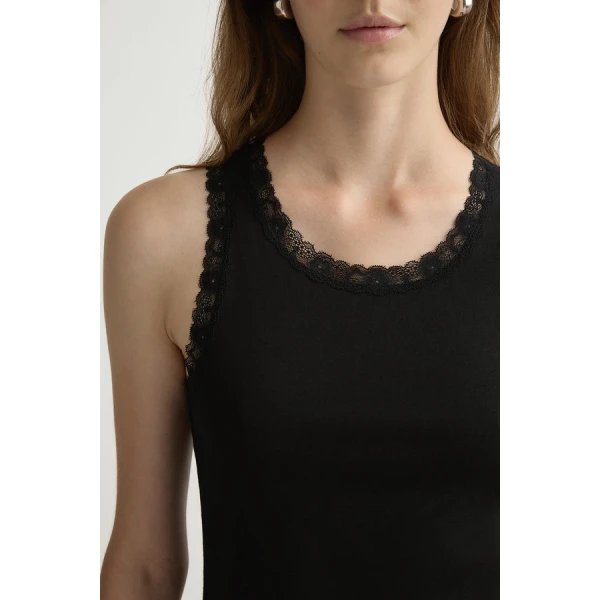 Posse Roberta Tank – sustainable Tops in Black from Australian designer at Luxury Shoes .