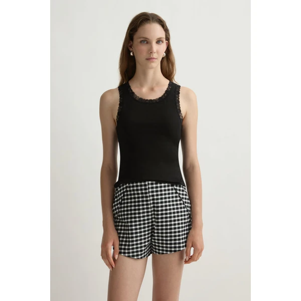 Posse Roberta Tank – sustainable Tops in Black from Australian designer at Luxury Shoes .