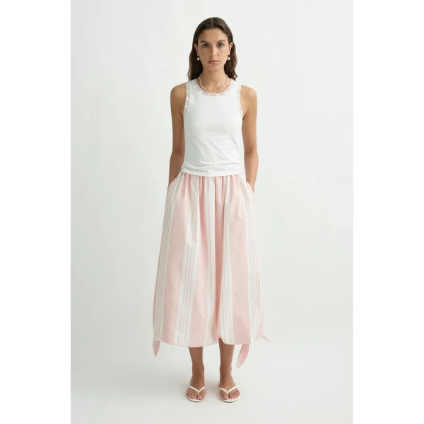 Posse Roberta Tank – sustainable Tops in White from Australian designer at Luxury Shoes .