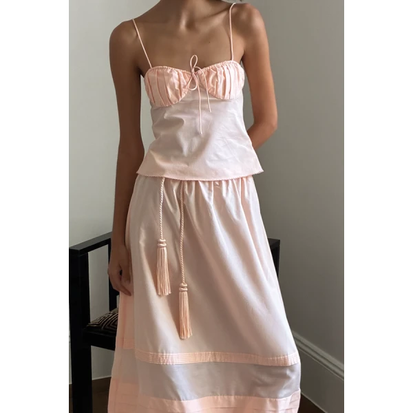 Posse Willow Cami – sustainable Tops in Pink from Australian designer at Luxury Shoes .