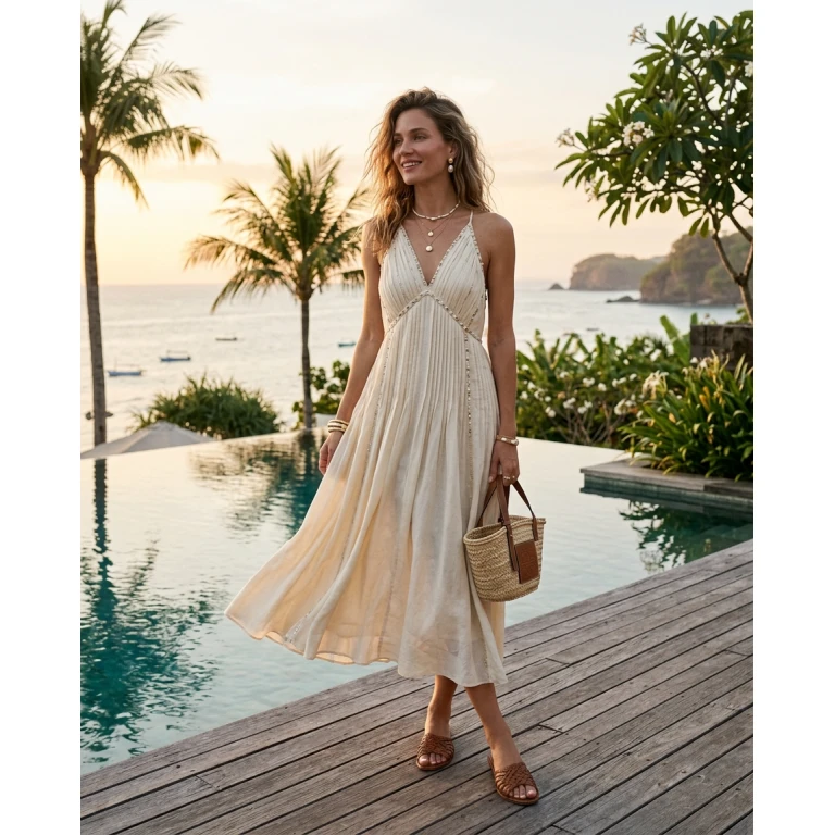 Gemma Deeks Style Guide: Resort chic Anniversary in Bali Summer 2026