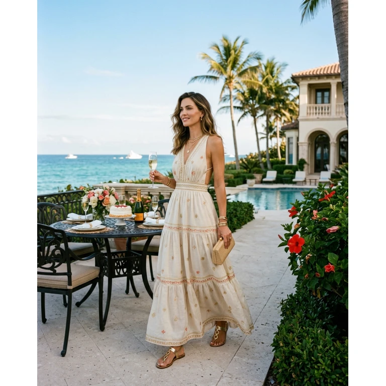 Gemma Deeks Style Guide: Resort chic Anniversary in Florida Summer 2026