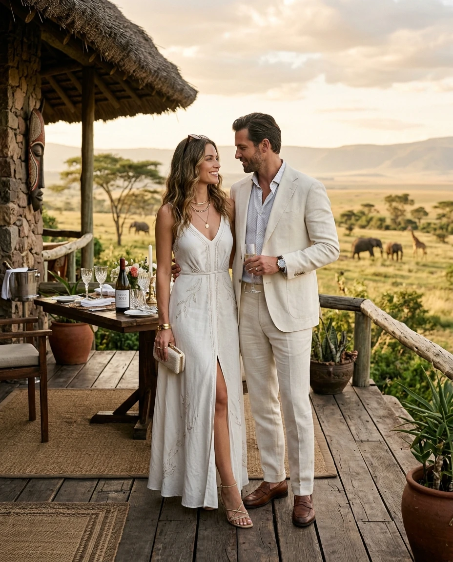 Gemma Deeks Style Guide: Resort chic Anniversary in Kenya Summer 2026
