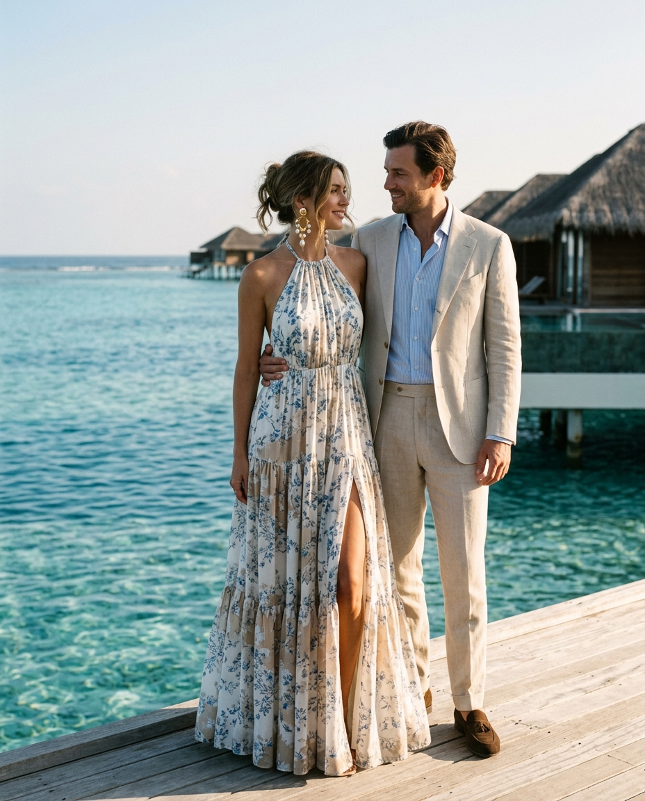 Gemma Deeks Style Guide: Resort chic Anniversary in Maldives Summer 2026