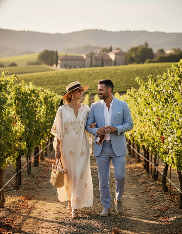 Gemma Deeks Style Guide: Resort chic Anniversary in Napa Valley Summer 2026