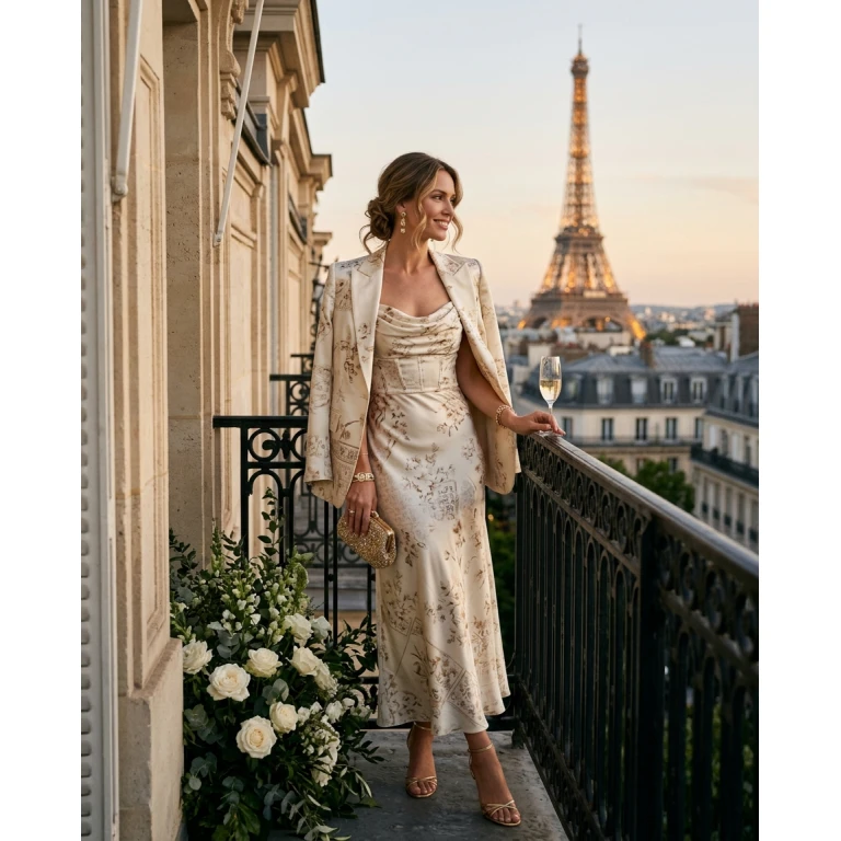 Gemma Deeks Style Guide: Resort chic Anniversary in Paris Summer 2026