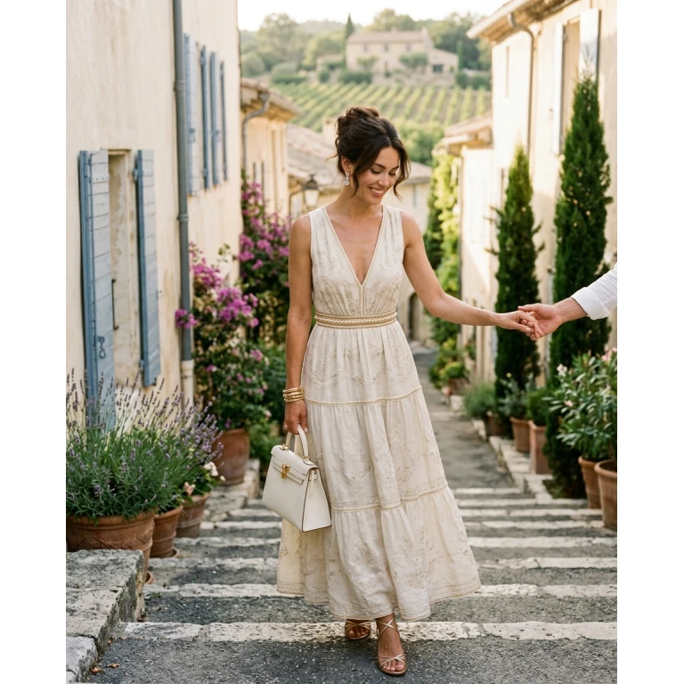 Gemma Deeks Style Guide: Resort chic Anniversary in Provence France Summer 2026