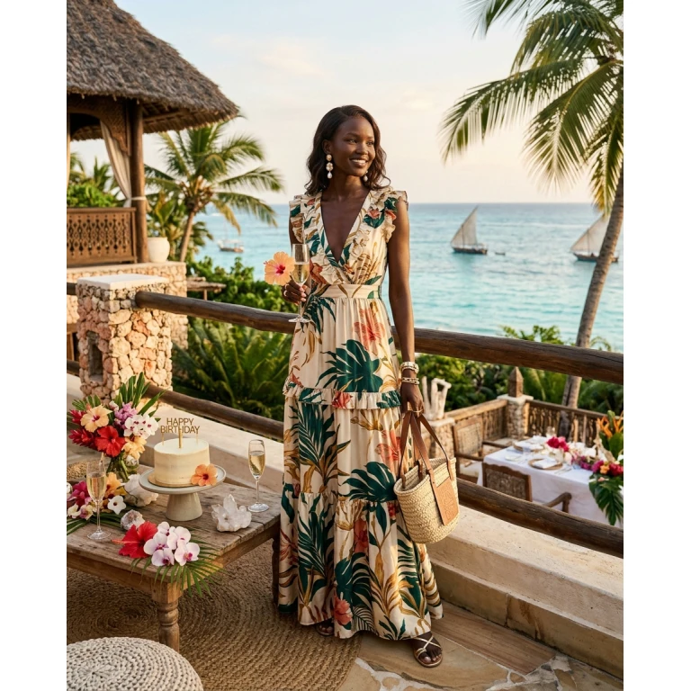 Gemma Deeks Style Guide: Resort chic Birthday in Zanzibar Summer 2026