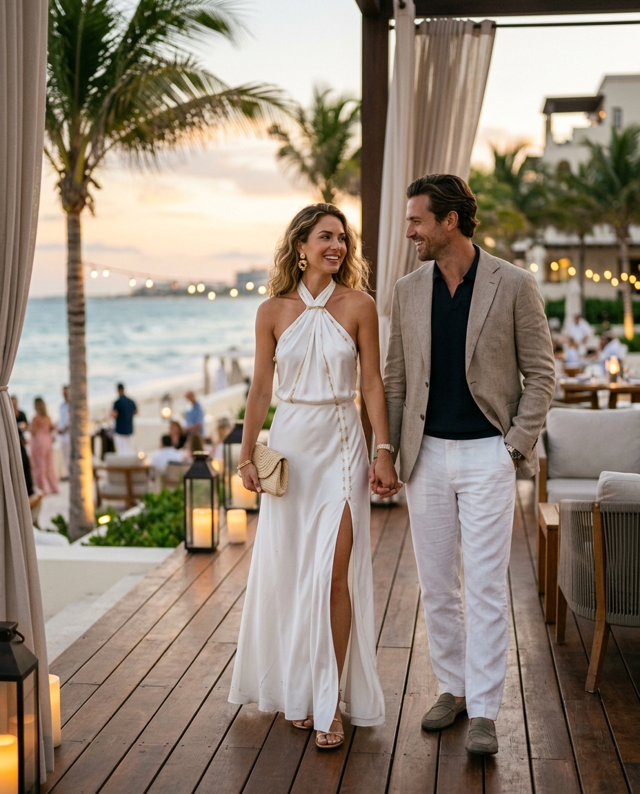 Gemma Deeks Style Guide: Resort chic Date night in Cancun Summer 2026