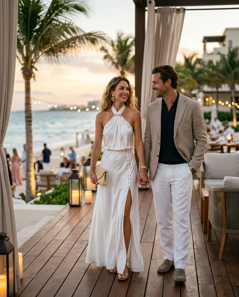 Gemma Deeks Style Guide: Resort chic Date night in Cancun Summer 2026