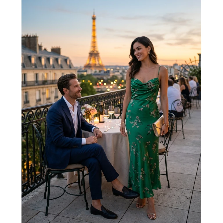 Gemma Deeks Style Guide: Resort chic Date night in Paris Summer 2026