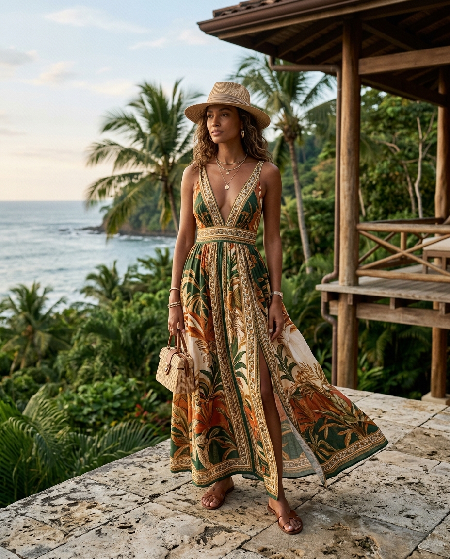 Gemma Deeks Style Guide: Resort chic Designer Summer Dresses in Costa Rica Summer 2026