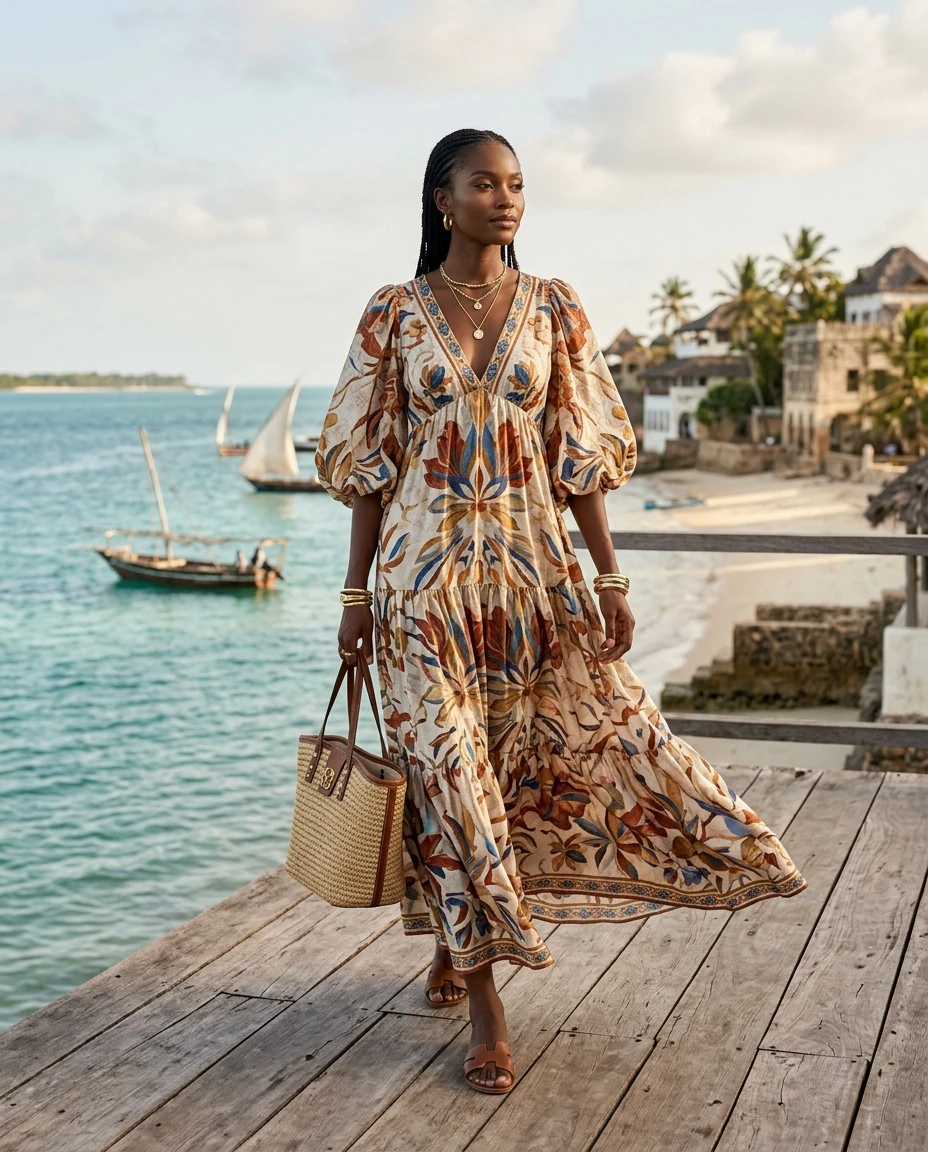 Gemma Deeks Style Guide: Resort chic Designer Summer Dresses in Kenya Summer 2026