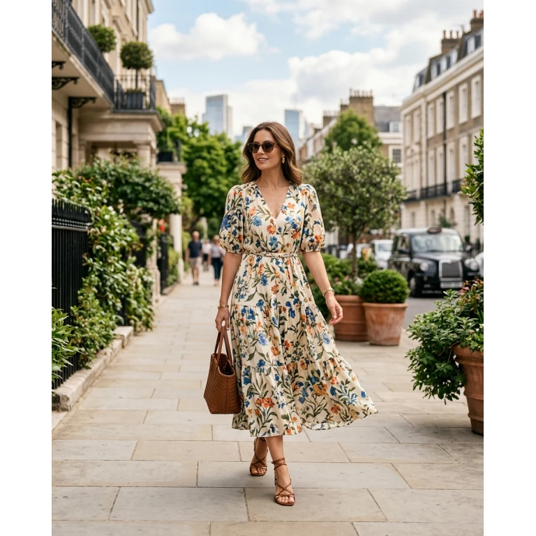 Gemma Deeks Style Guide: Resort chic Designer Summer Dresses in London Summer 2026