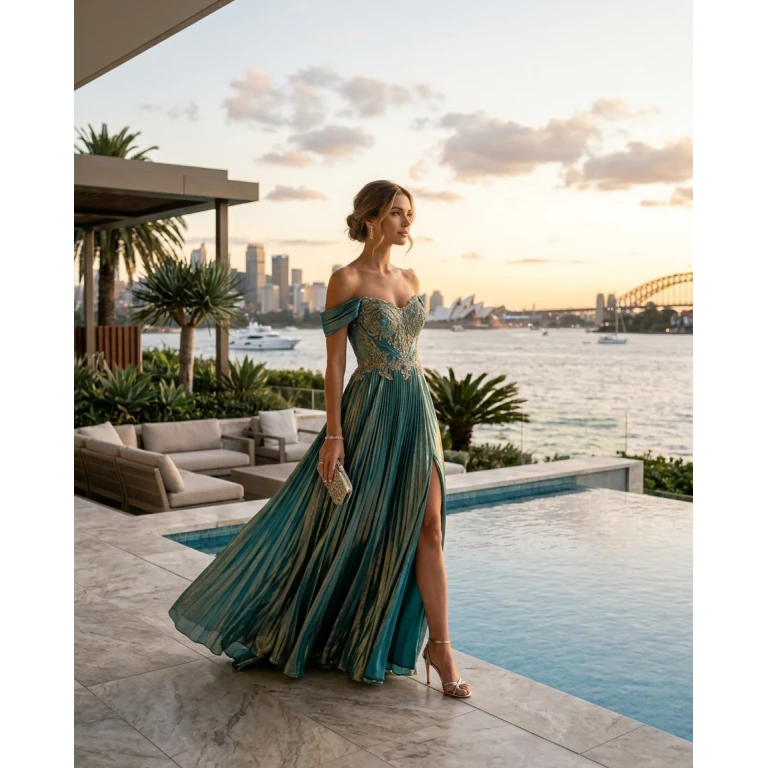 Gemma Deeks Style Guide: Resort chic gala gown in Australia Summer 2026