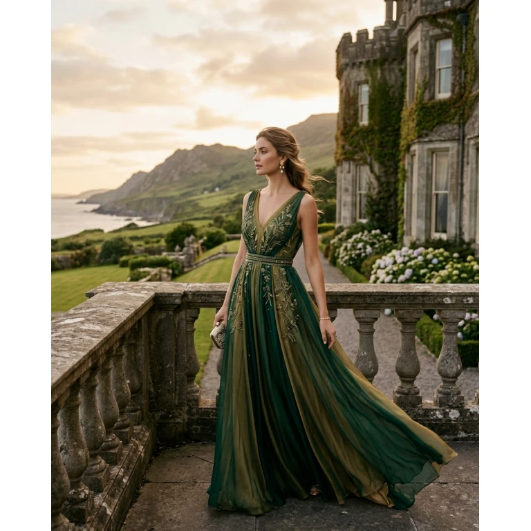 Gemma Deeks Style Guide: Resort chic gala gown in Ireland Summer 2026