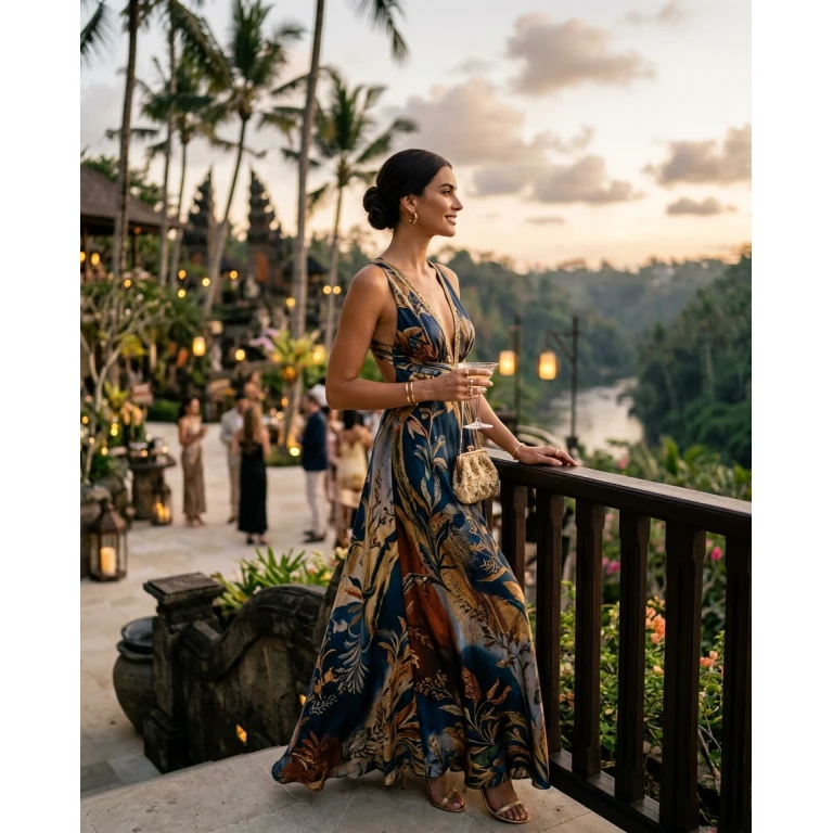 Gemma Deeks Style Guide: Resort chic Holiday parties in Bali Summer 2026