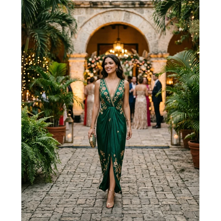 Gemma Deeks Style Guide: Resort chic Holiday parties in Colombia Summer 2026