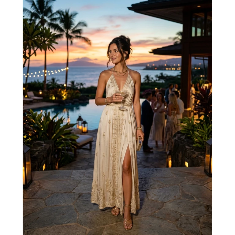 Gemma Deeks Style Guide: Resort chic Holiday parties in Hawaii Summer 2026