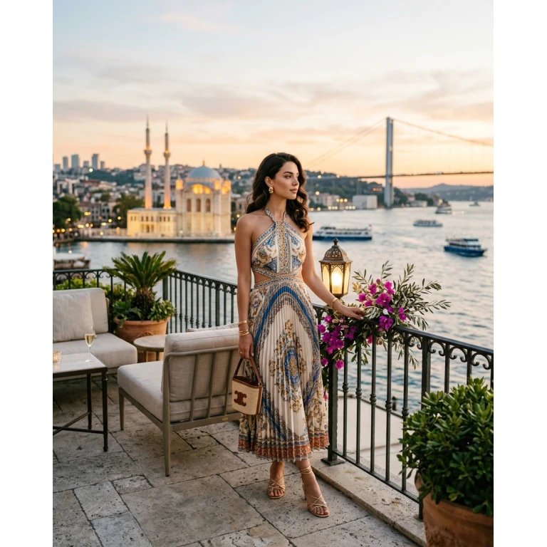 Gemma Deeks Style Guide: Resort chic Holiday parties in Istanbul Summer 2026