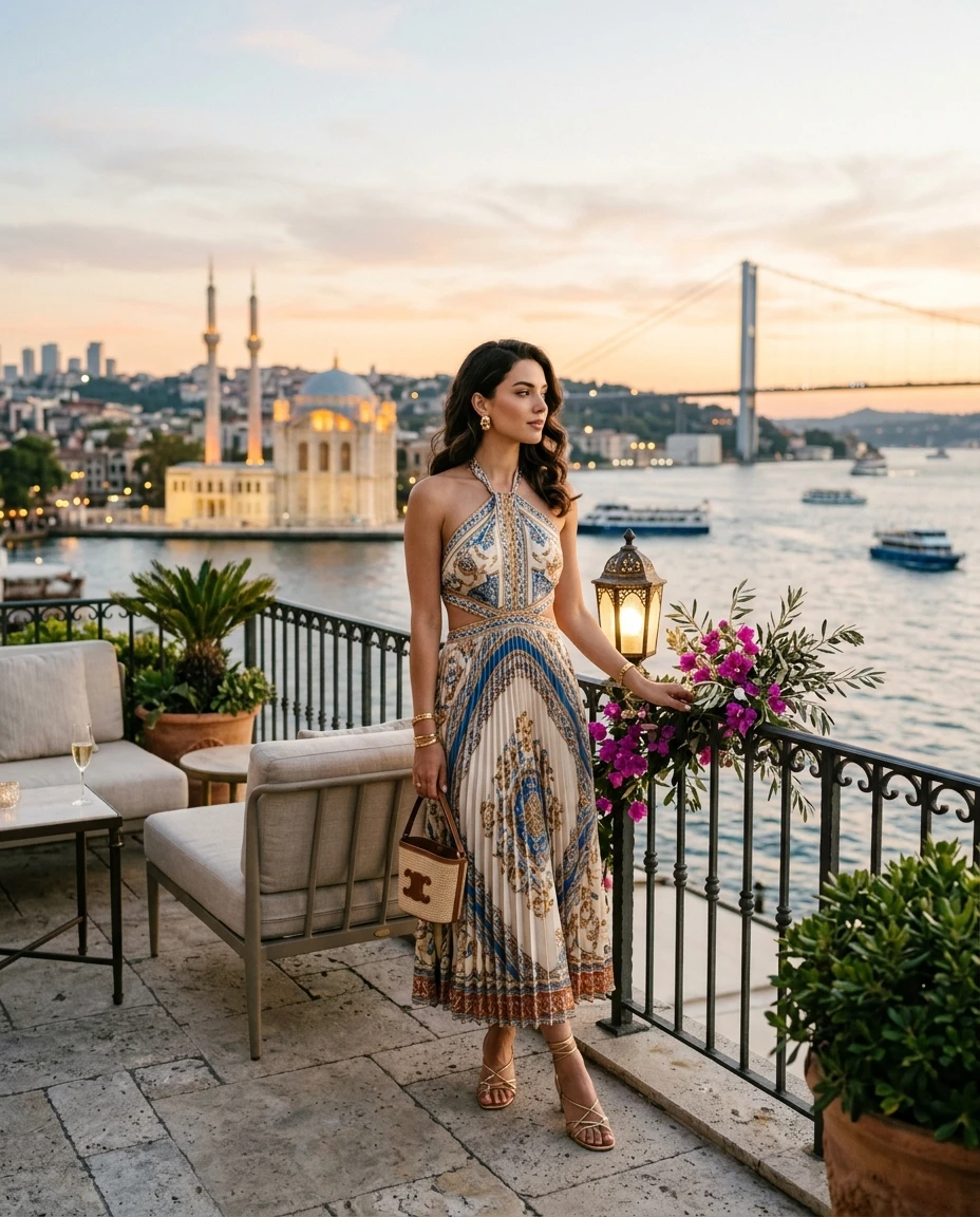 Gemma Deeks Style Guide: Resort chic Holiday parties in Istanbul Summer 2026