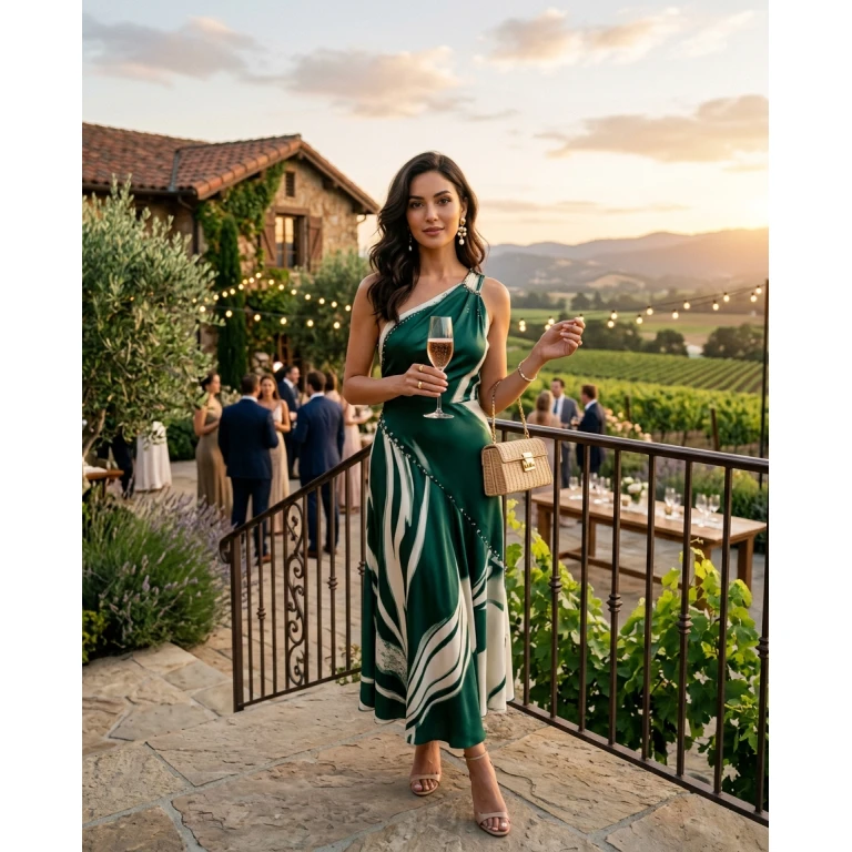 Gemma Deeks Style Guide: Resort chic Holiday parties in Napa Valley Summer 2026