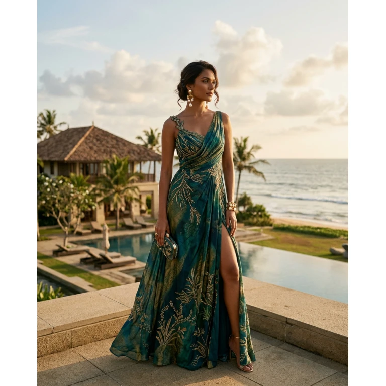 Gemma Deeks Style Guide: Resort chic Holiday parties in Sri Lanka Summer 2026