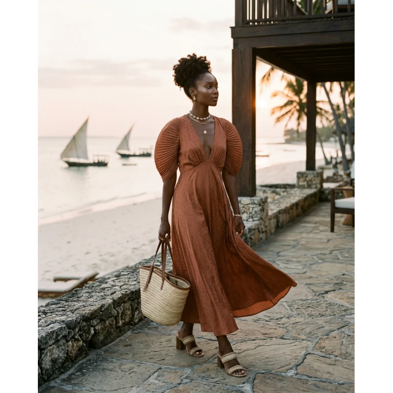 Gemma Deeks Style Guide: Resort chic Holiday parties in Zanzibar Summer 2026
