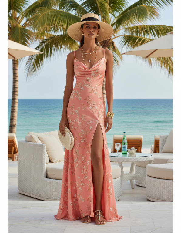 Gemma Deeks Style Guide: Resort chic wedding guest dress in Kenya Summer 2026