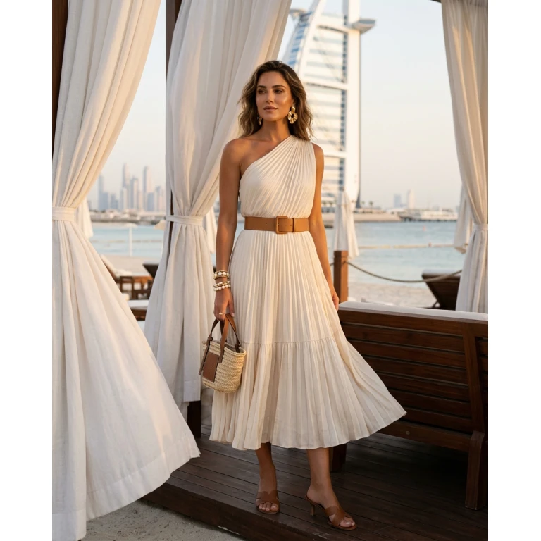 Gemma Deeks Style Guide: Resort Wear Anniversary in Dubai Summer 2026